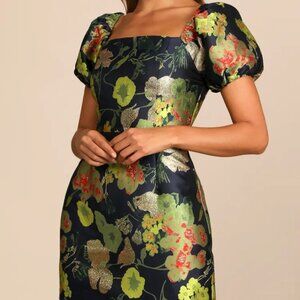 Lulus Puff Sleeve Mini Dress